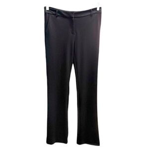 Anne Klein Boot Cut Slim Pants Mid Rise Black Size 2